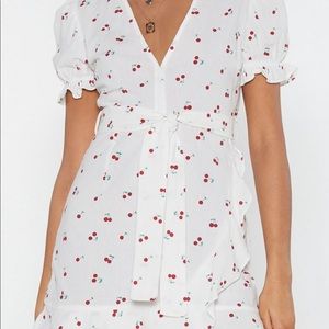 Nasty gal cherry dress